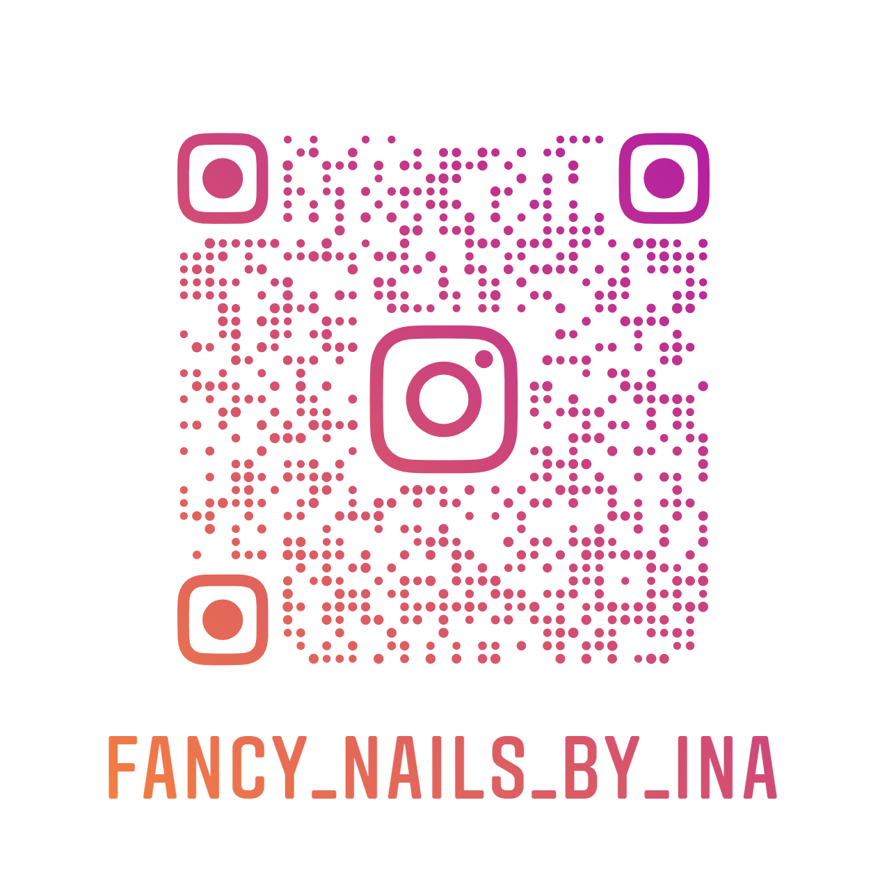 Fancy Nails by Ina Nametag Instagram